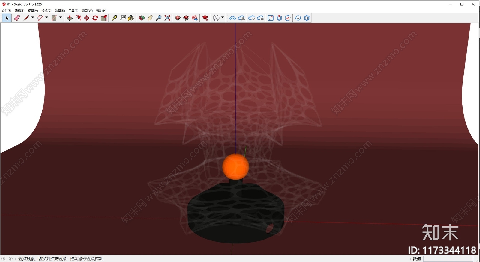 现代其他灯具SU模型下载【ID:1173344118】