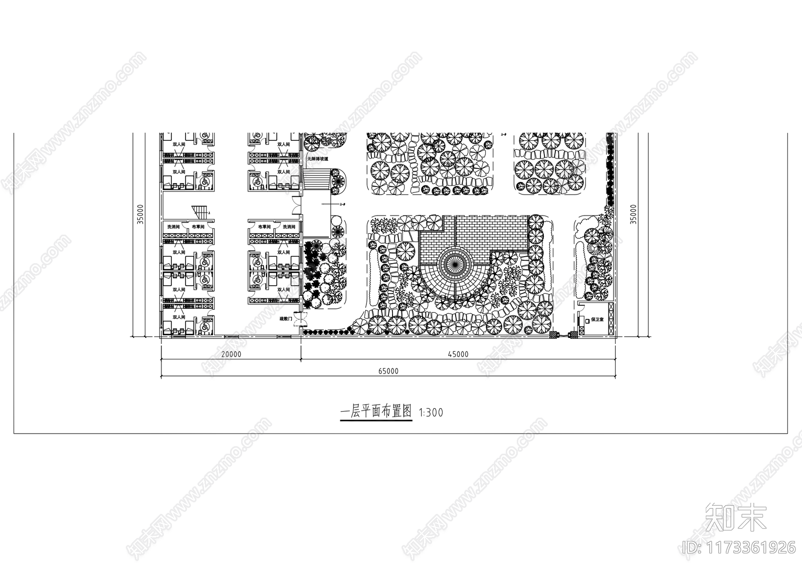 建筑平面图施工图下载【ID:1173361926】