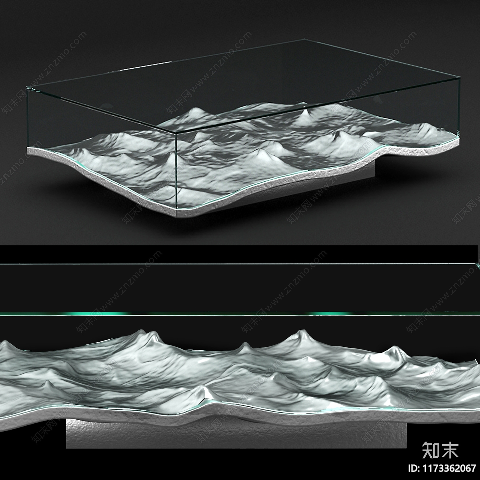 现代玄关柜3D模型下载【ID:1173362067】