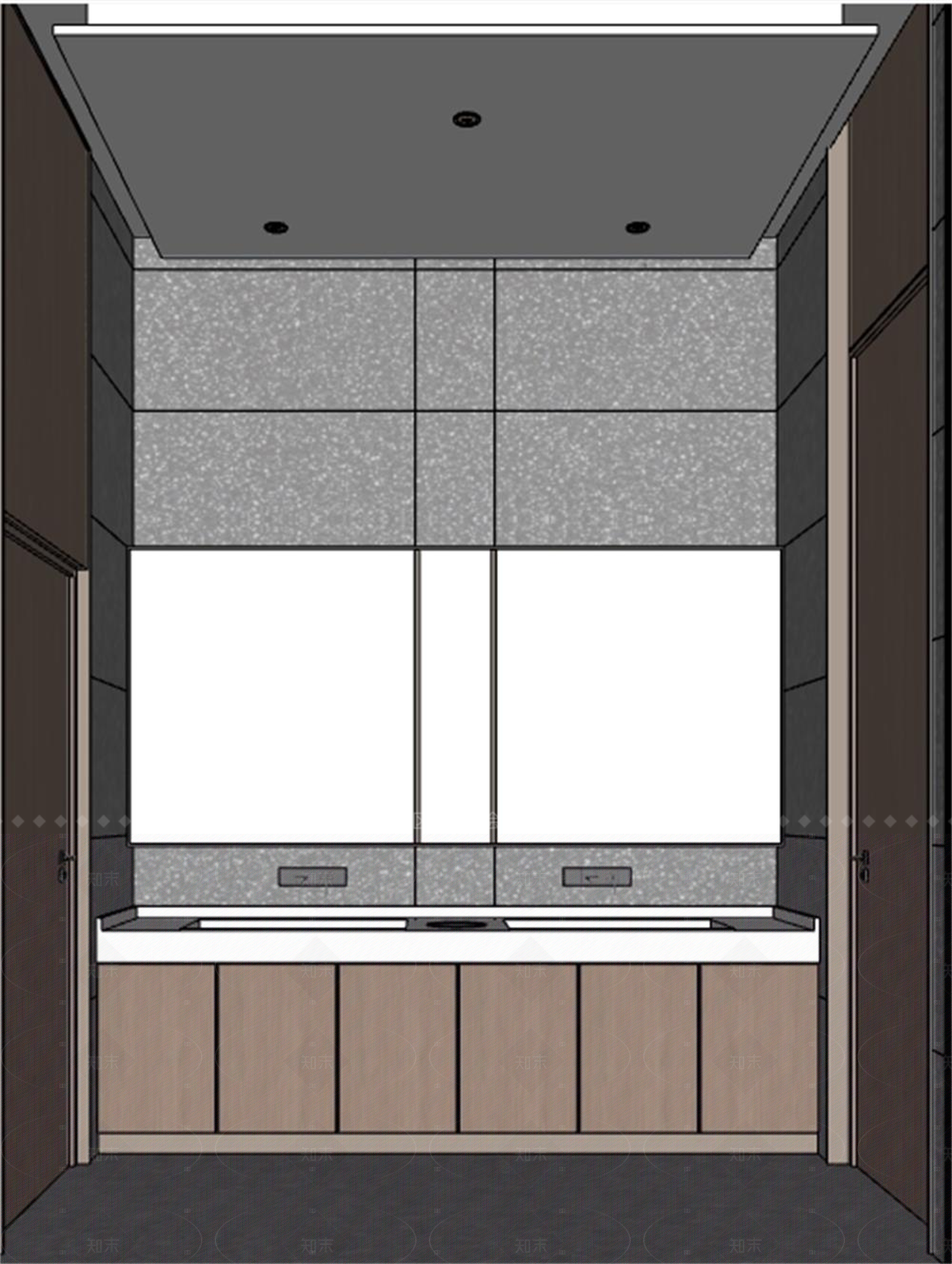 现代公共卫生间SU模型下载【ID:1173364352】