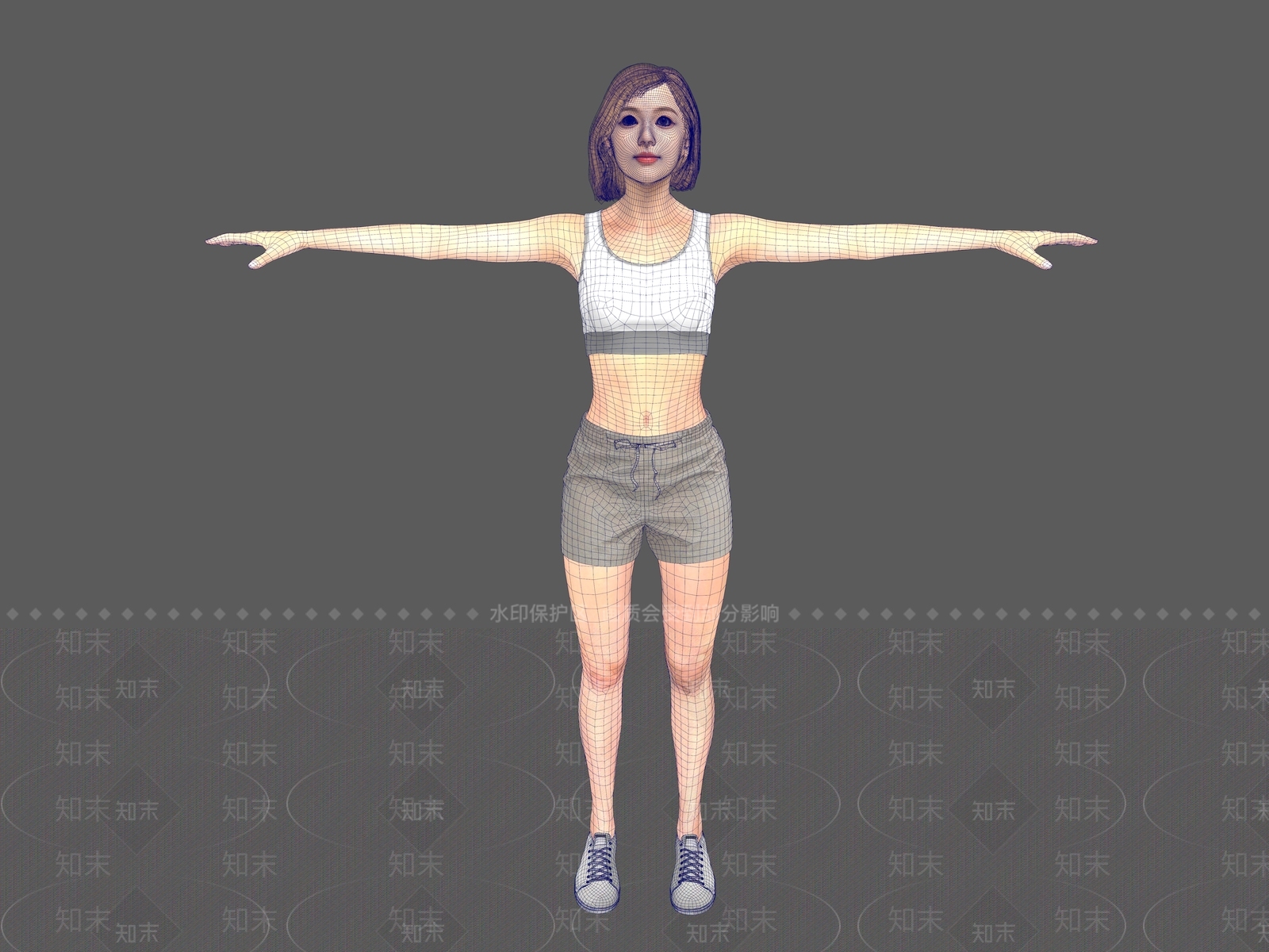 女人3D模型下载【ID:1173373419】