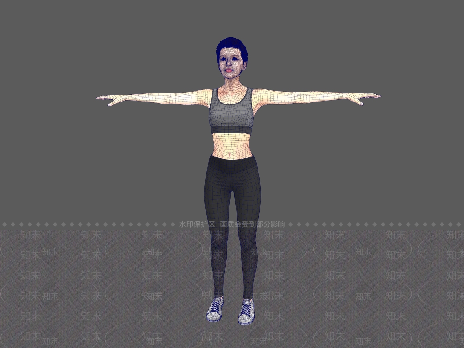 女人3D模型下载【ID:1173375744】