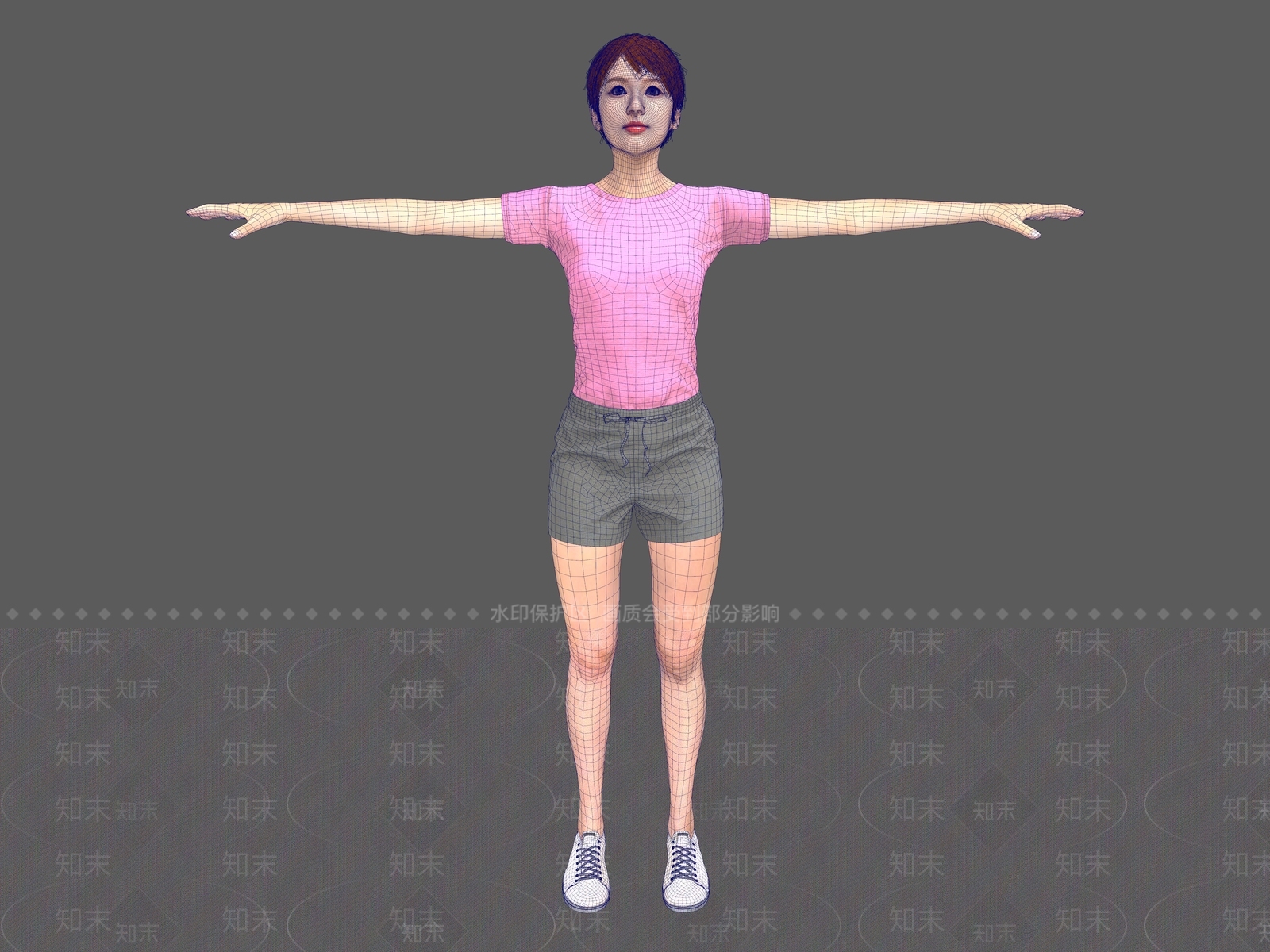 女人3D模型下载【ID:1173376832】