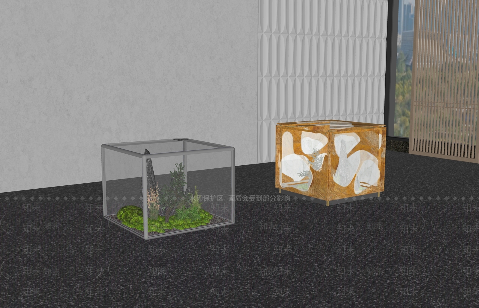 植物组合SU模型下载【ID:1173379177】