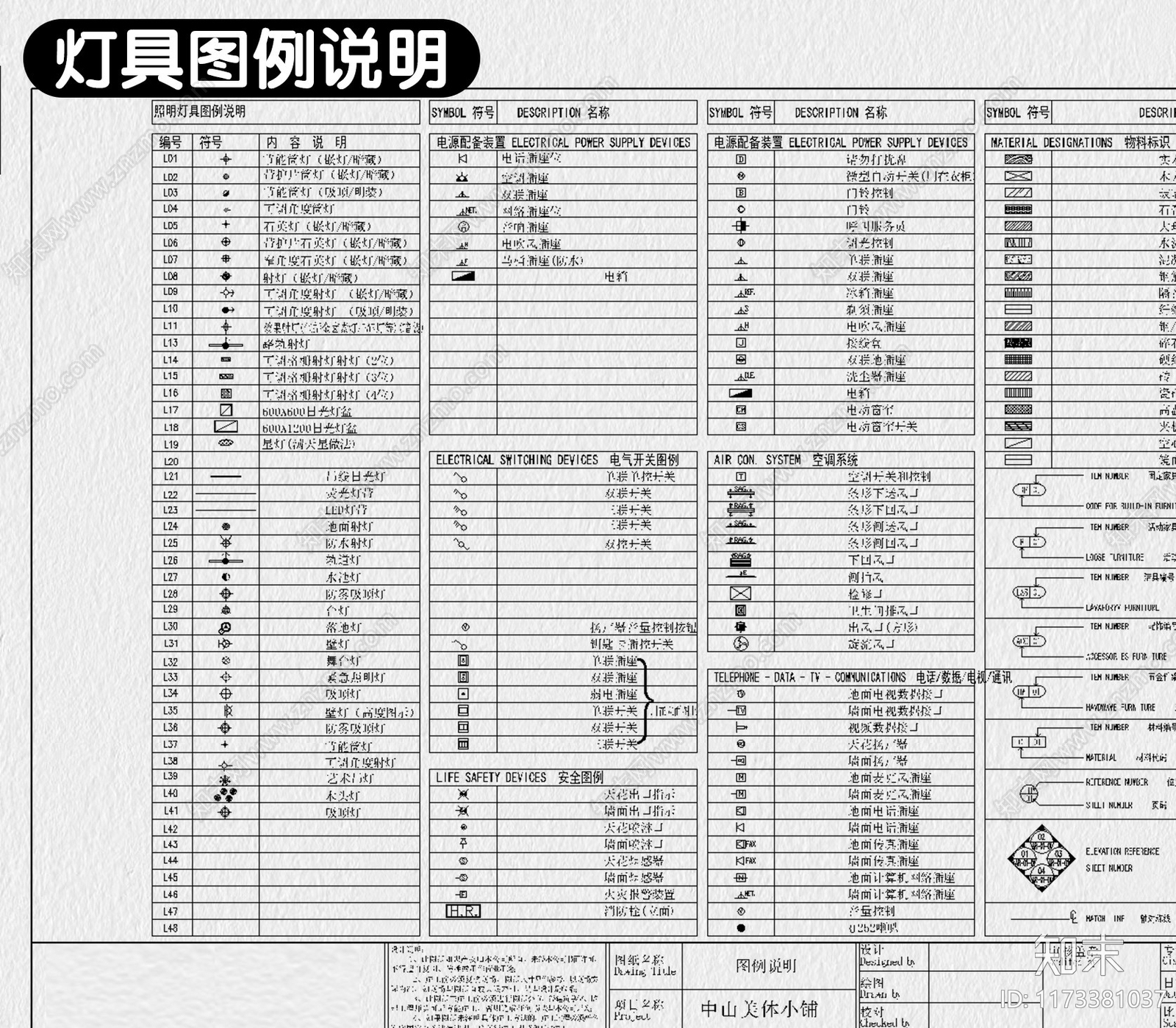 现代美容院cad施工图下载【ID:1173381037】