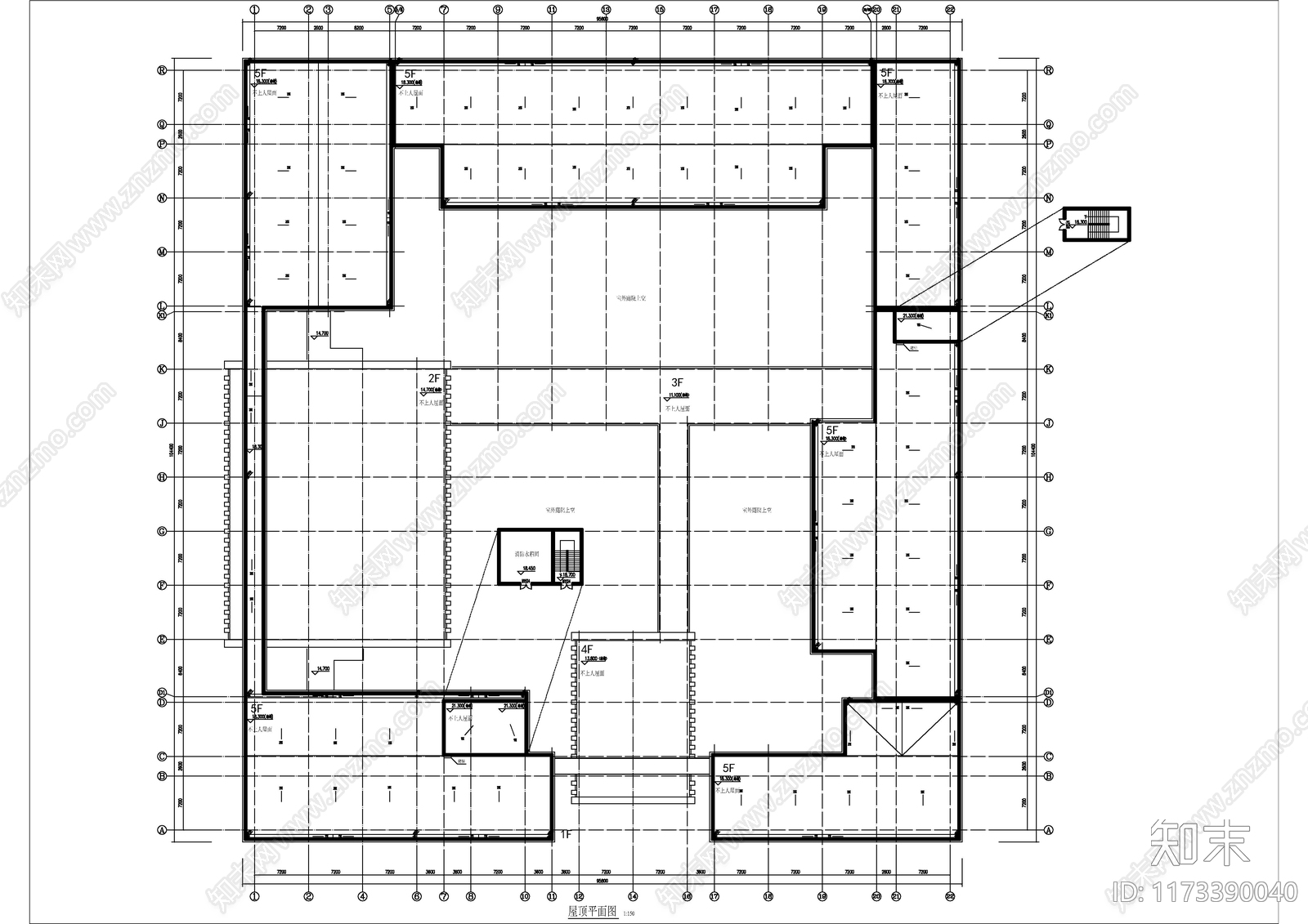 现代其他居住建筑cad施工图下载【ID:1173390040】