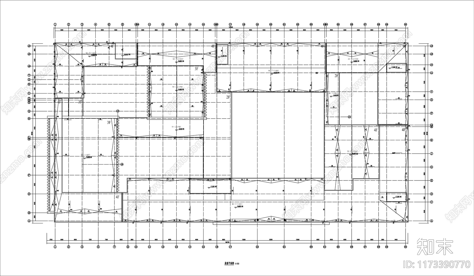 现代学校建筑cad施工图下载【ID:1173390770】