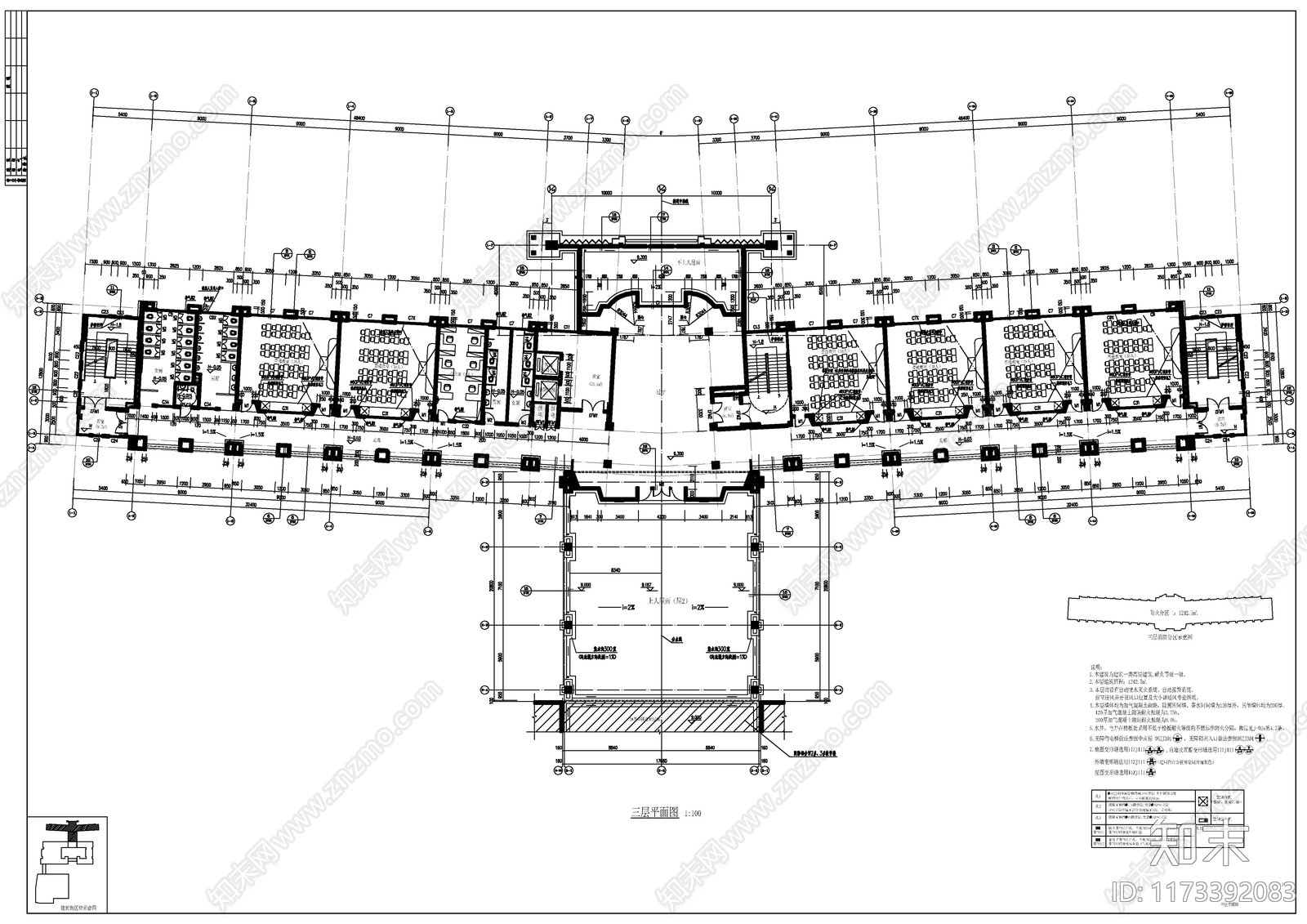现代学校建筑cad施工图下载【ID:1173392083】