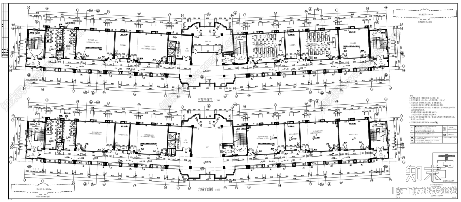 现代学校建筑cad施工图下载【ID:1173392083】