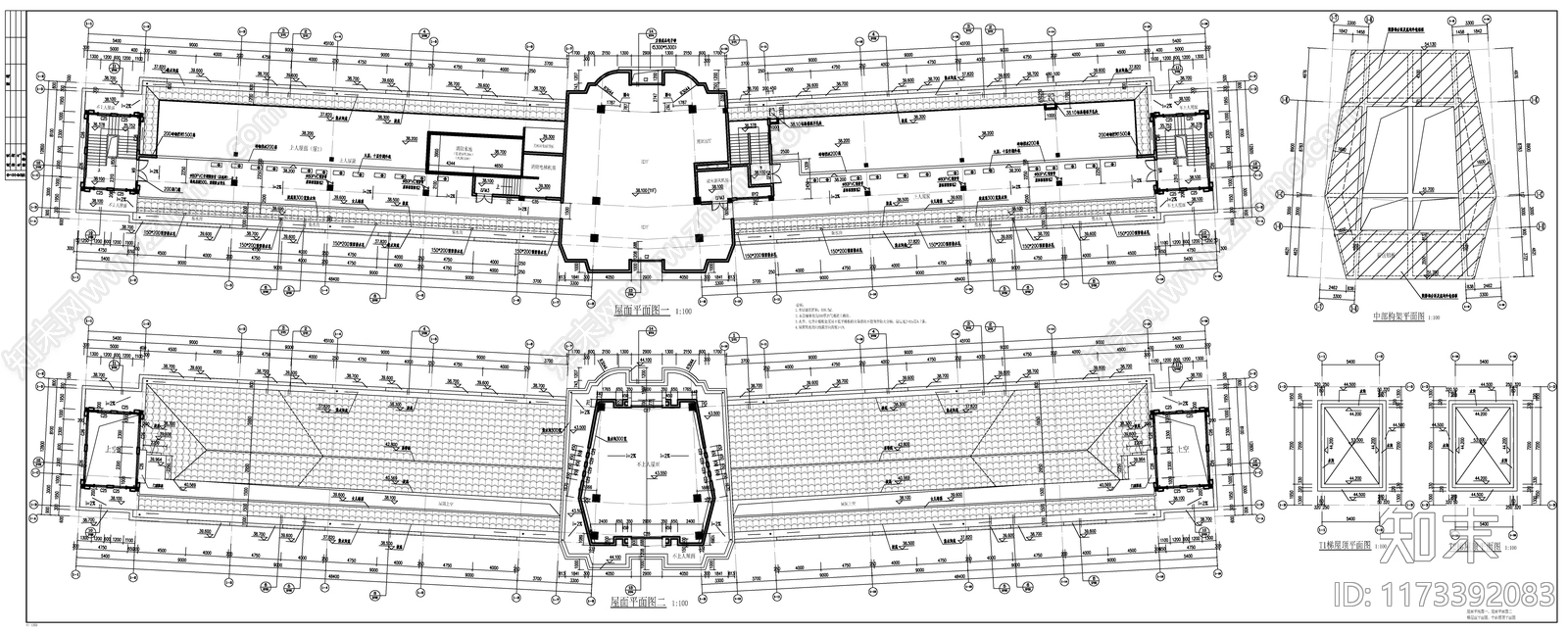 现代学校建筑cad施工图下载【ID:1173392083】