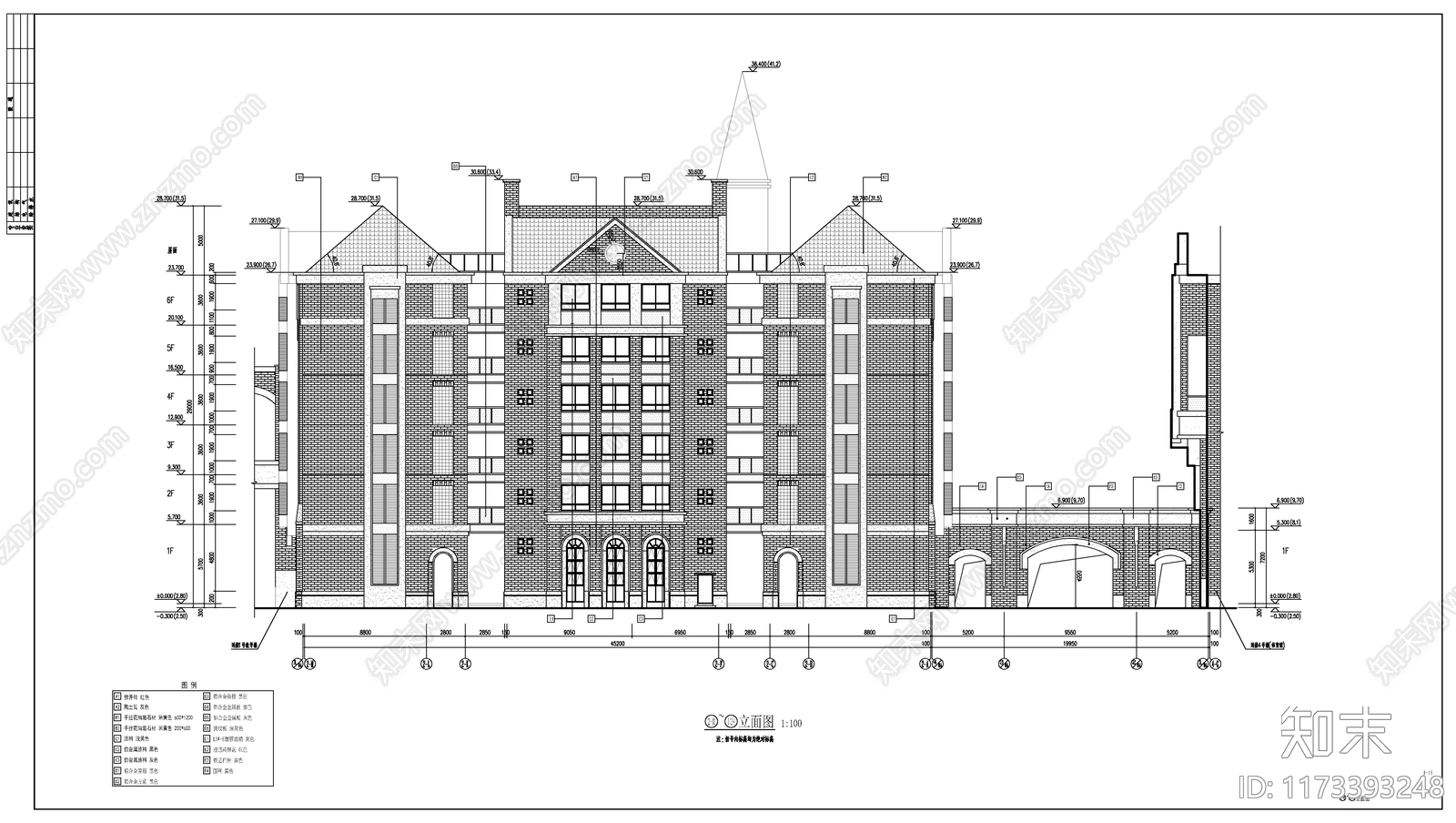 现代学校建筑cad施工图下载【ID:1173393248】