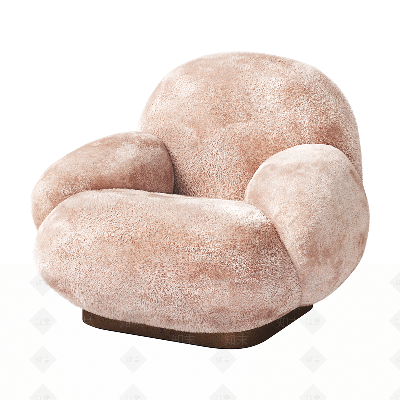 北欧单人沙发3D模型下载【ID:1173407414】