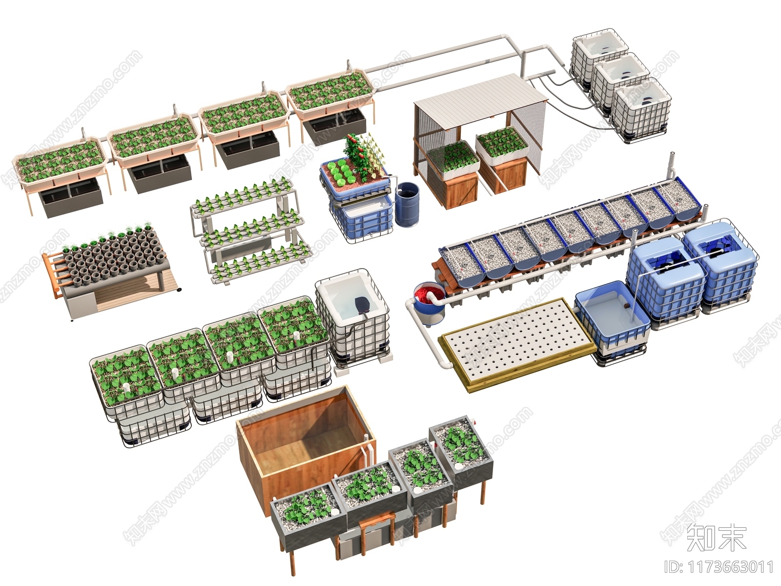 现代其他局部景观3D模型下载【ID:1173663011】