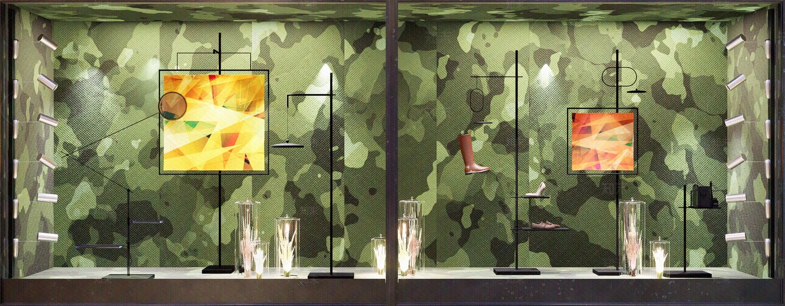 现代轻奢橱窗贴图下载【ID:1173410710】