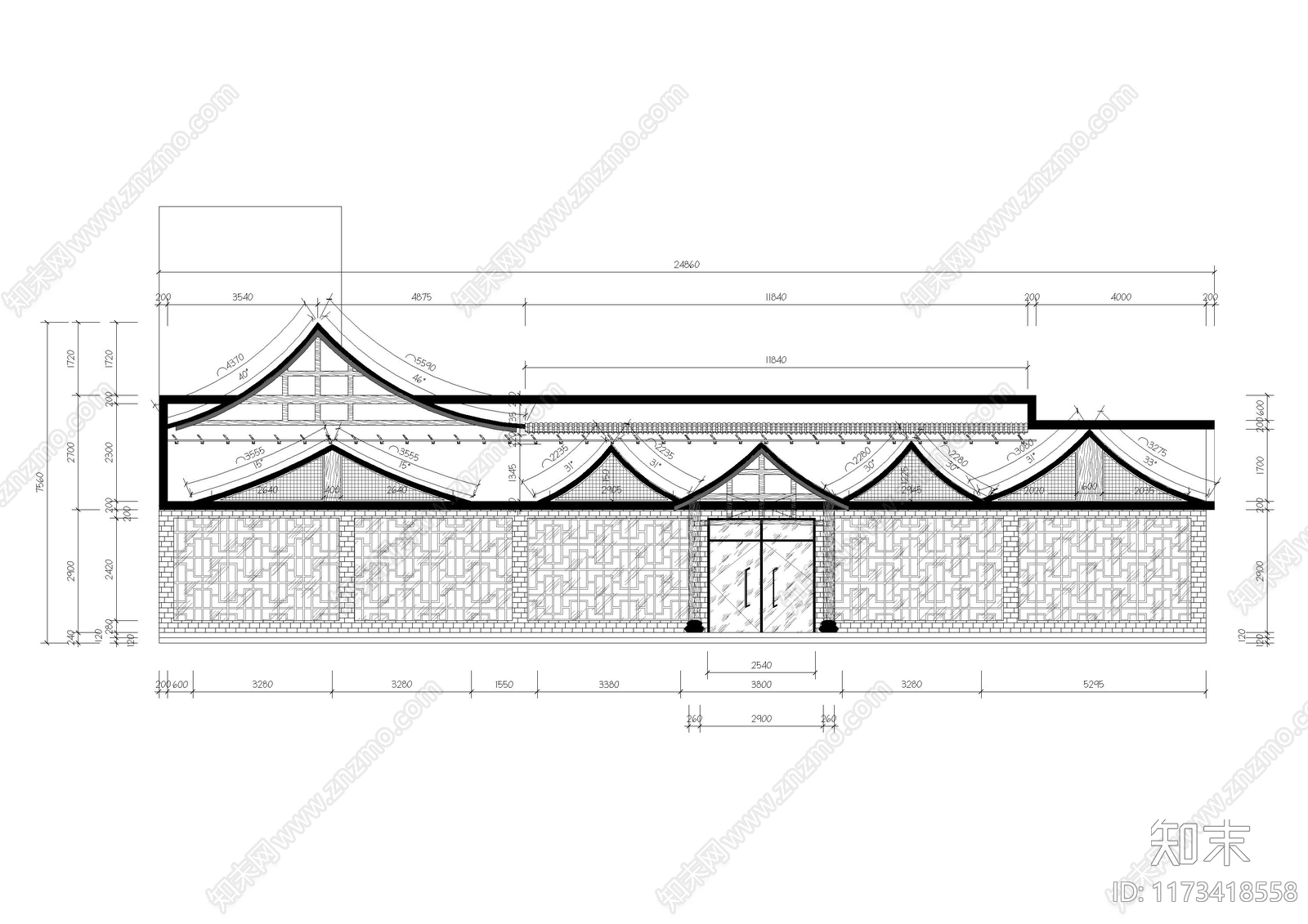 新中式其他节点详图施工图下载【ID:1173418558】
