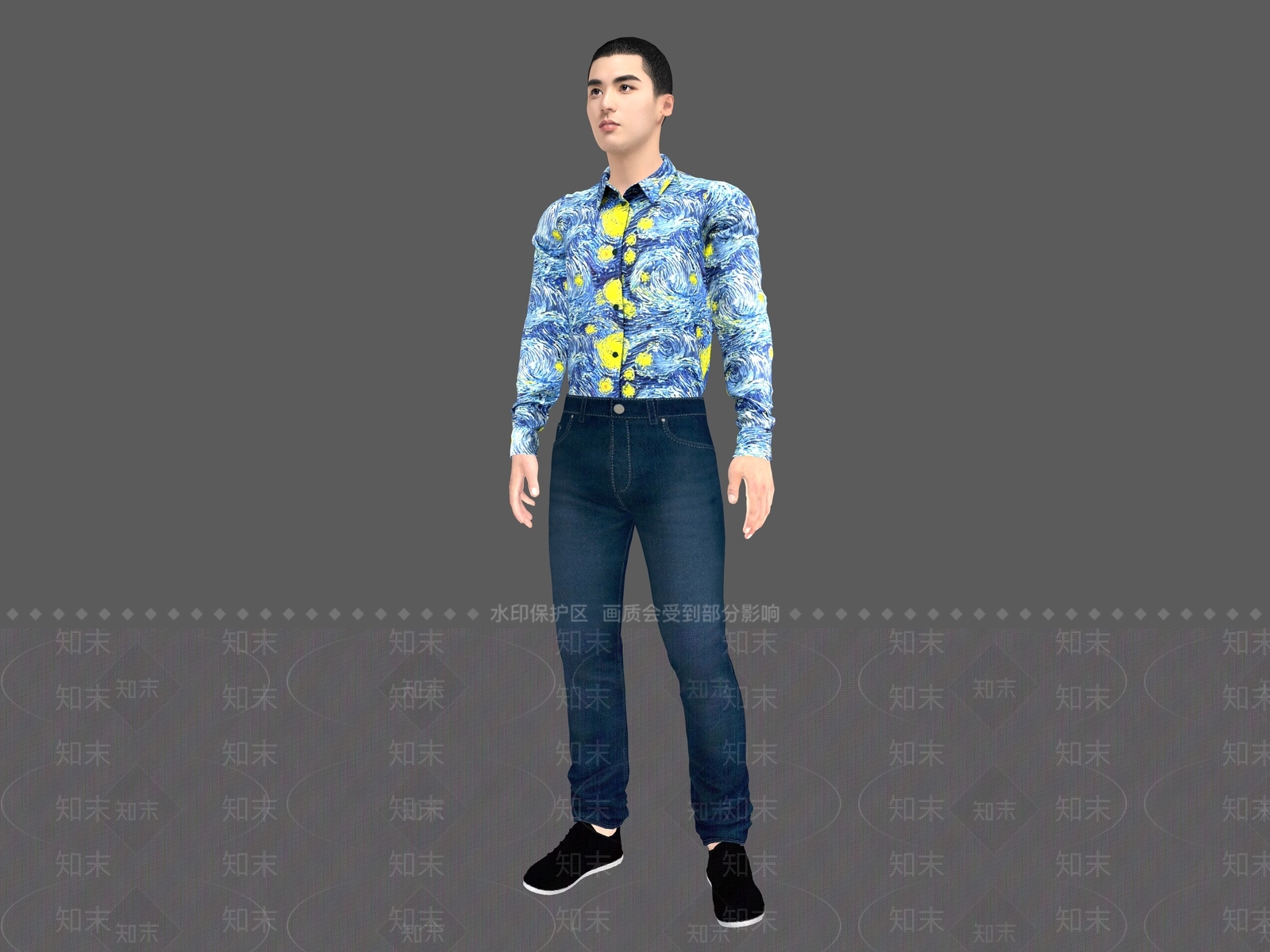 男人3D模型下载【ID:1173424344】