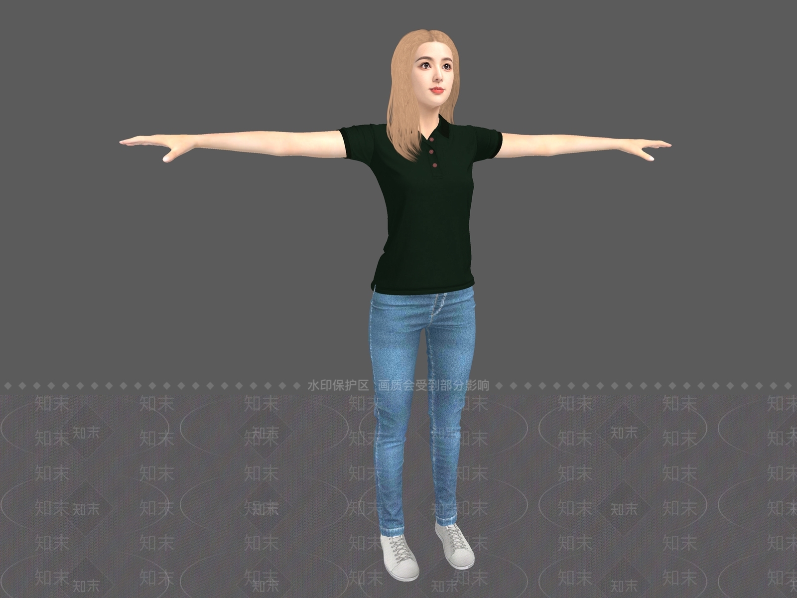 女人3D模型下载【ID:1173434597】