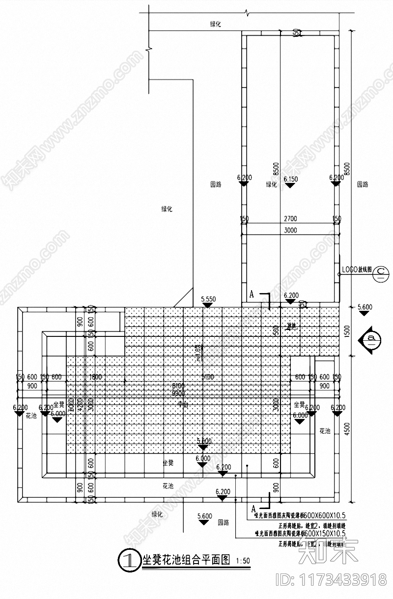 极简禅意公园景观施工图下载【ID:1173433918】