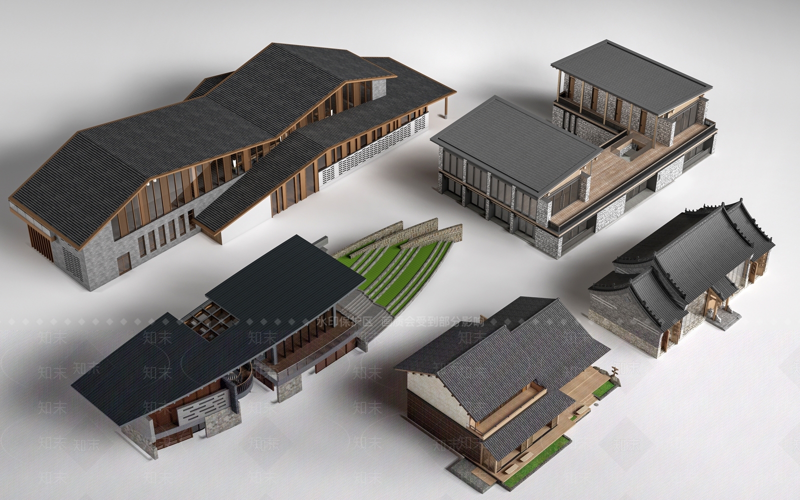 现代其他公共建筑3D模型下载【ID:1173442074】