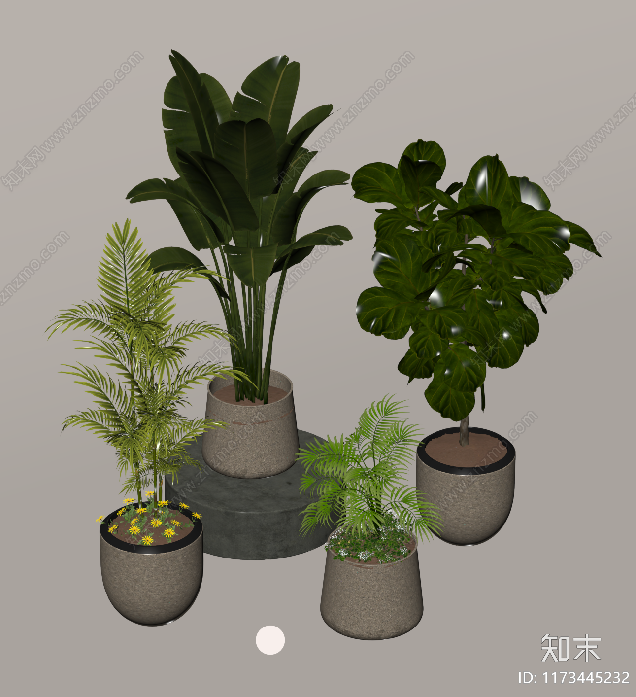 花草SU模型下载【ID:1173445232】