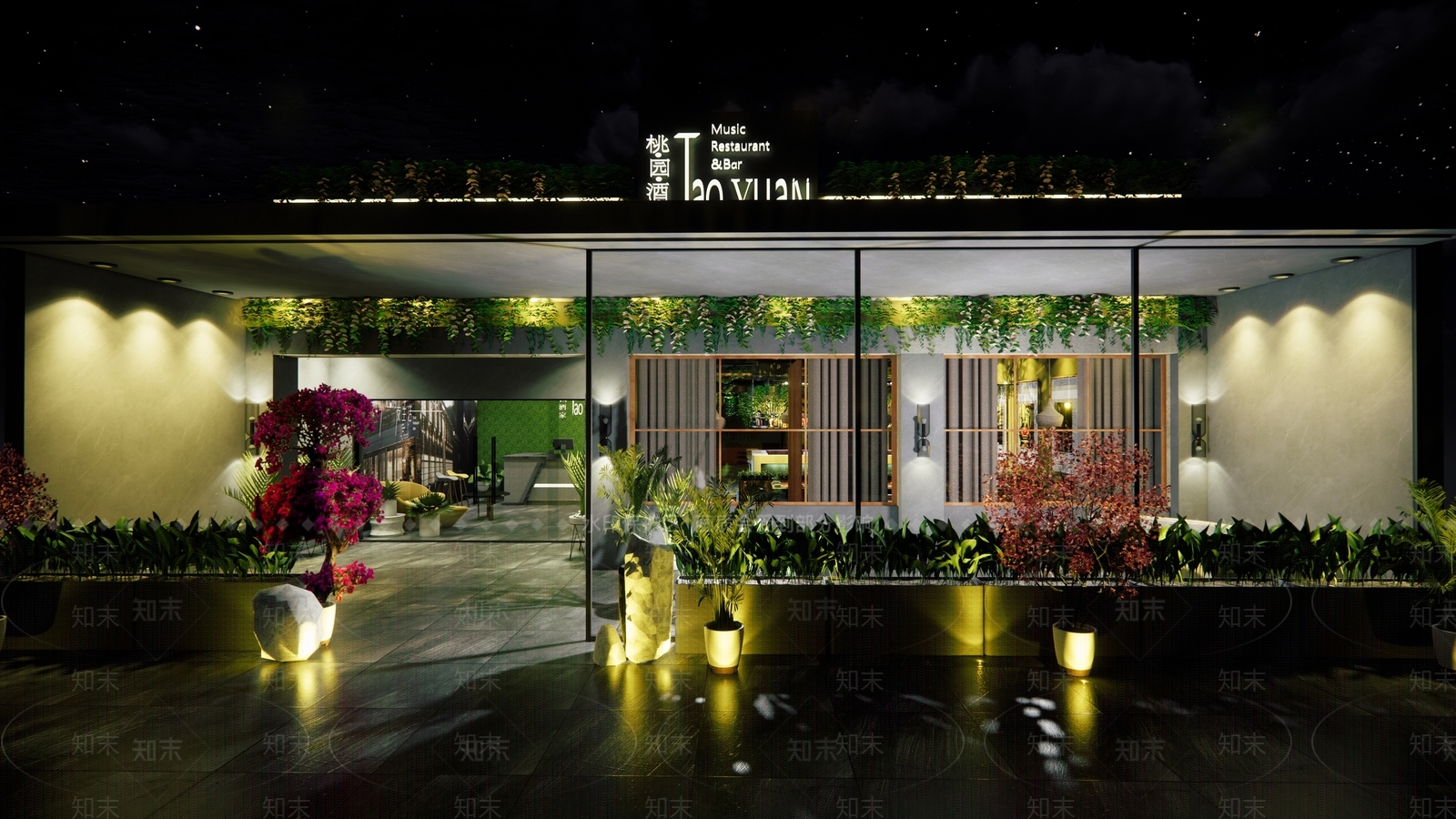 现代茶餐厅SU模型下载【ID:1173460986】