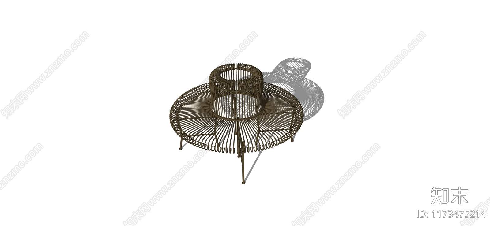 现代景观座椅SU模型下载【ID:1173475214】