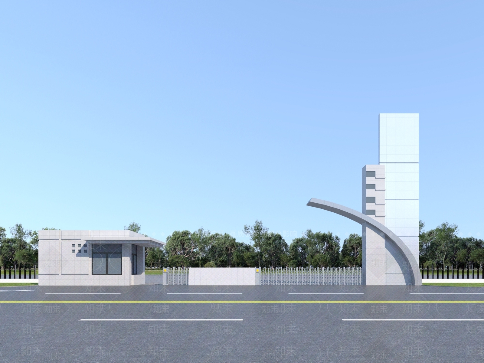 现代新中式其他公共建筑3D模型下载【ID:1173488249】