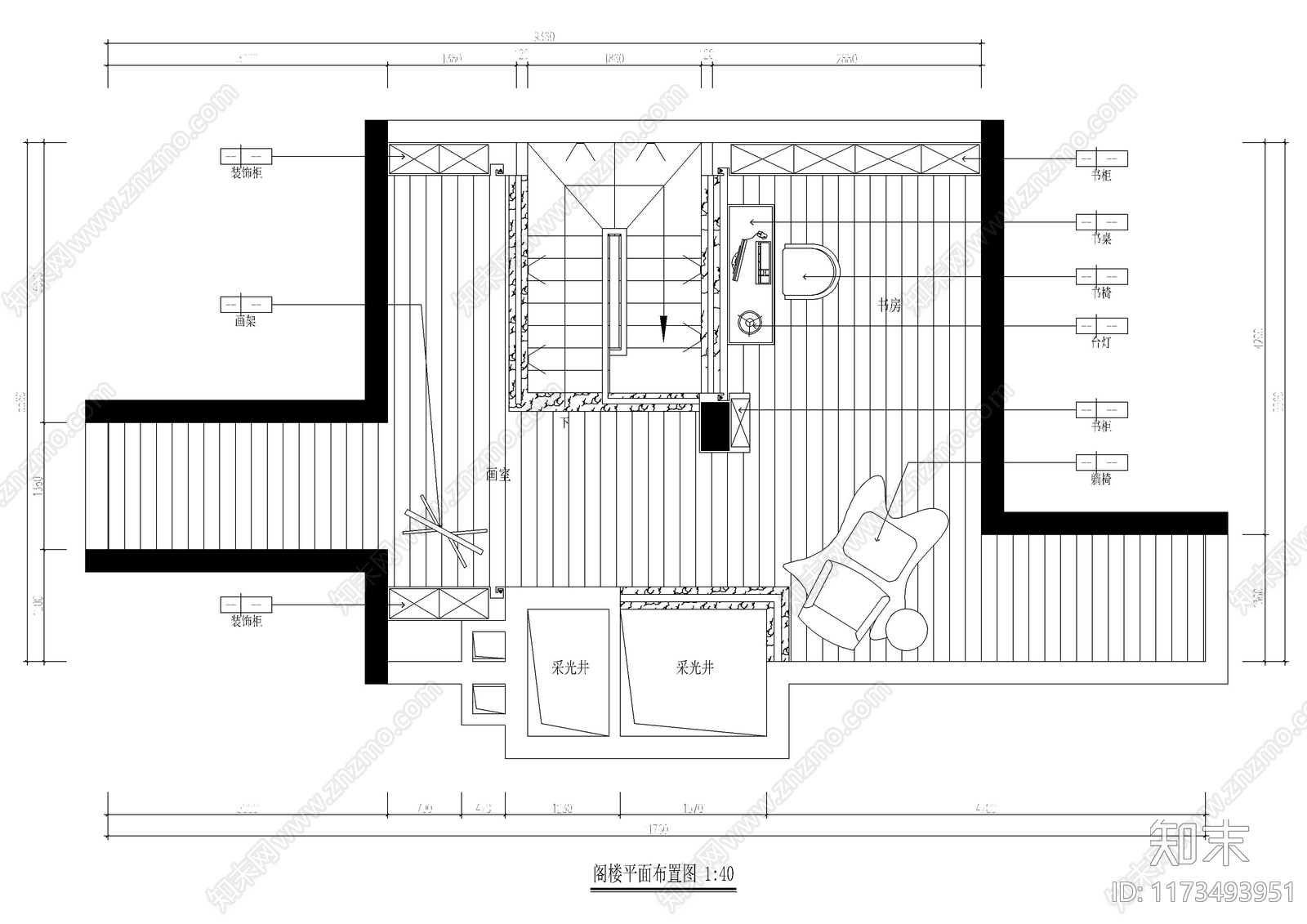 平层cad施工图下载【ID:1173493951】