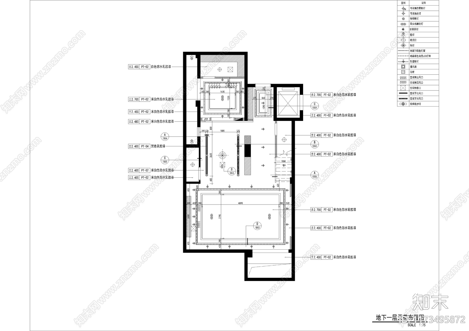 别墅cad施工图下载【ID:1173495872】