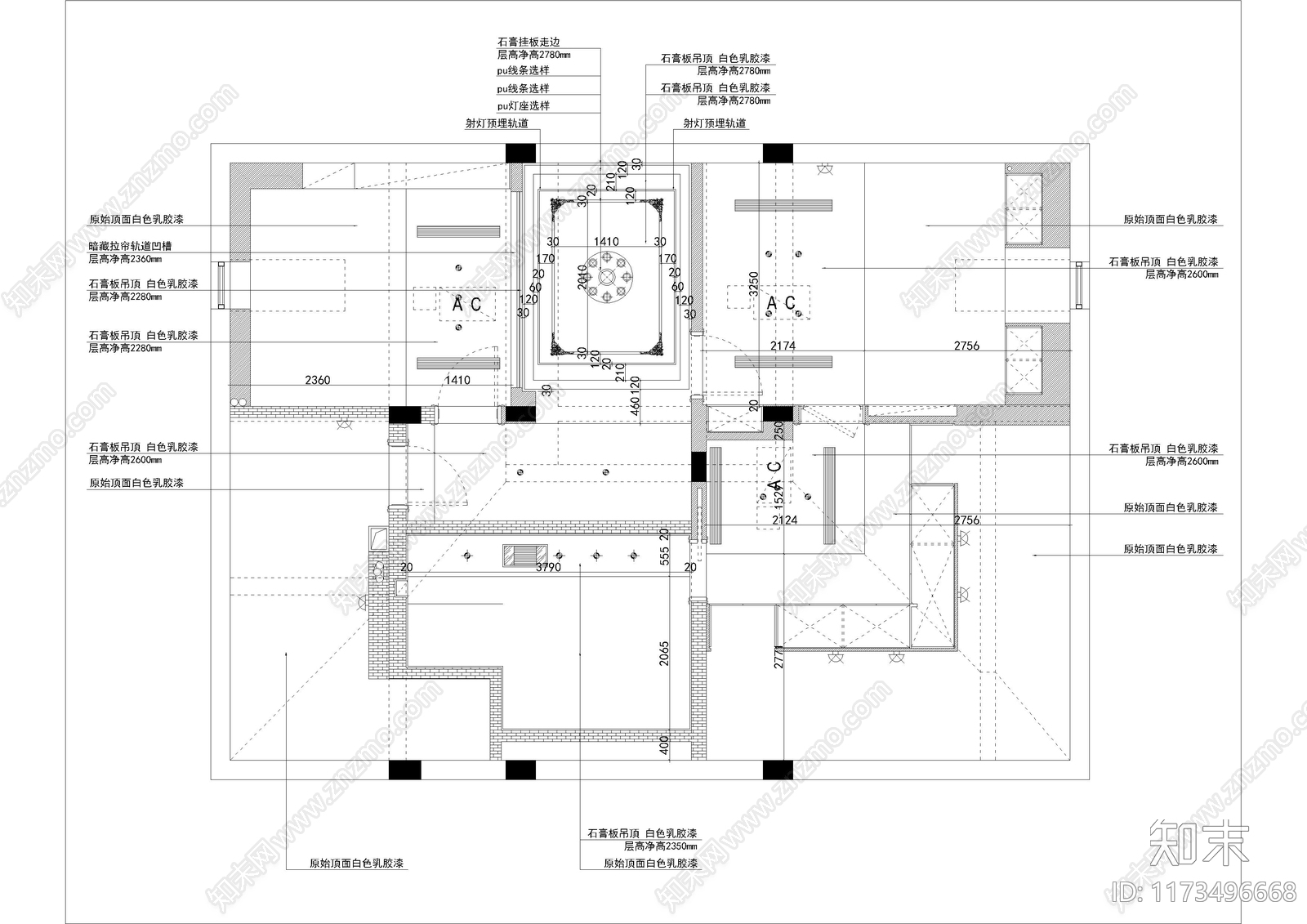 别墅cad施工图下载【ID:1173496668】