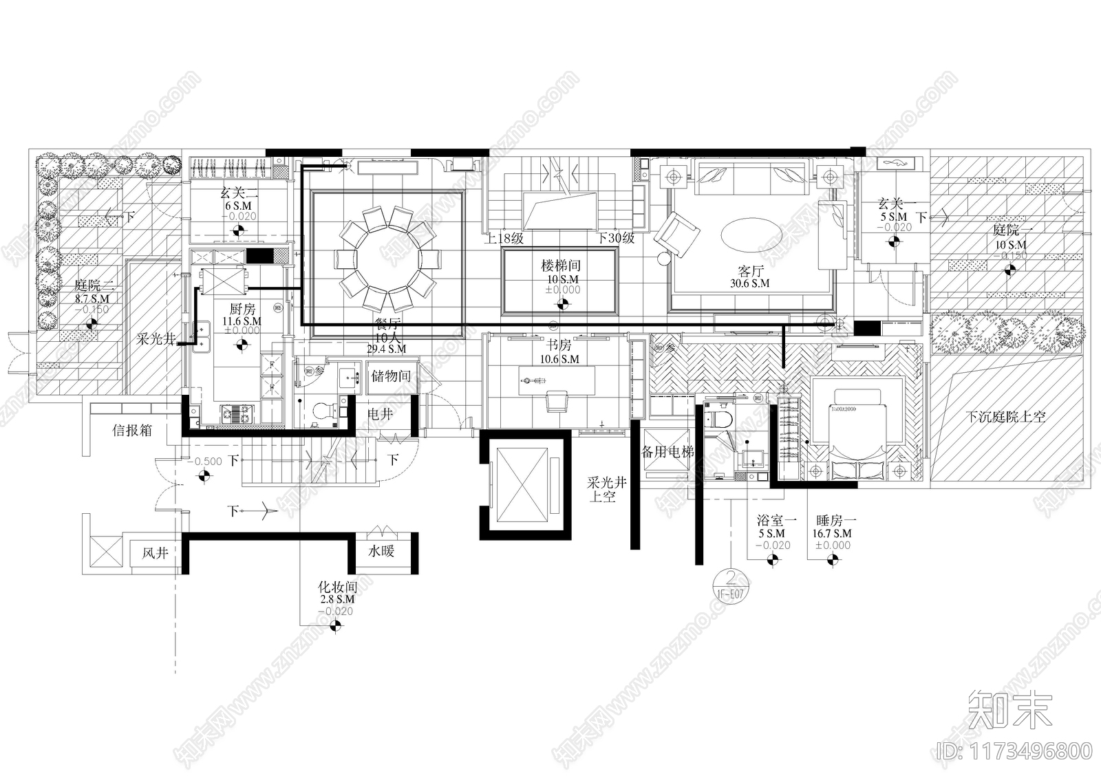 别墅施工图下载【ID:1173496800】