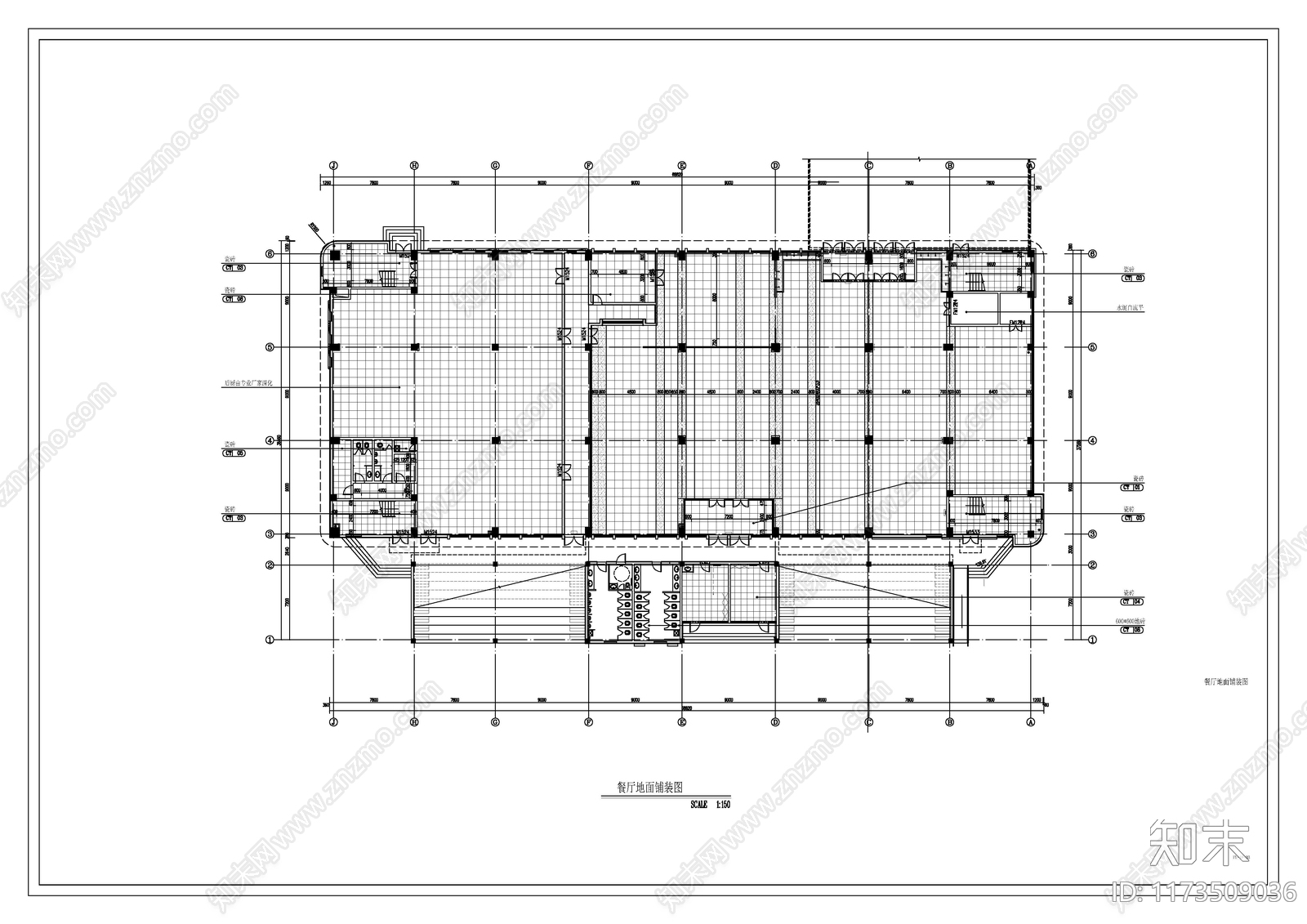 现代其他教育空间cad施工图下载【ID:1173509036】