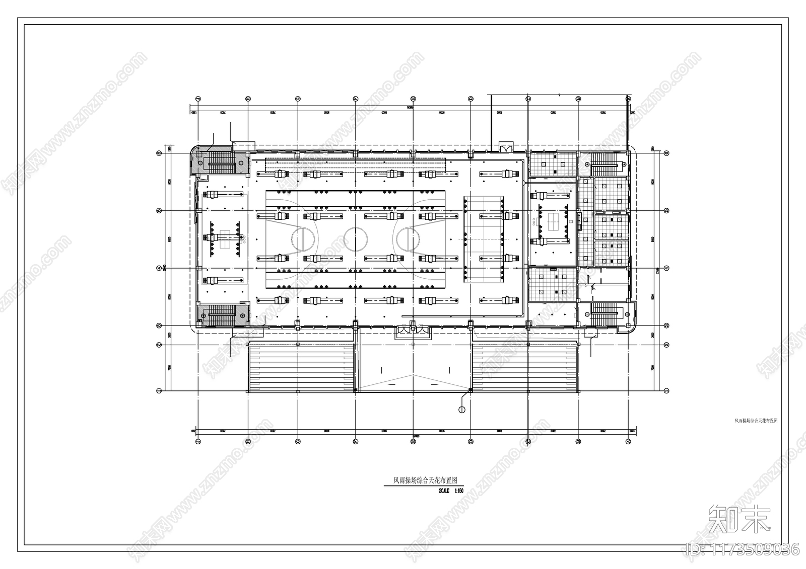 现代其他教育空间cad施工图下载【ID:1173509036】