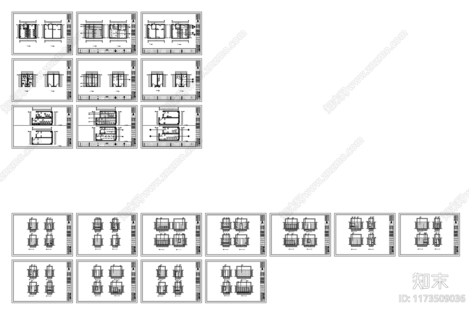 现代其他教育空间cad施工图下载【ID:1173509036】