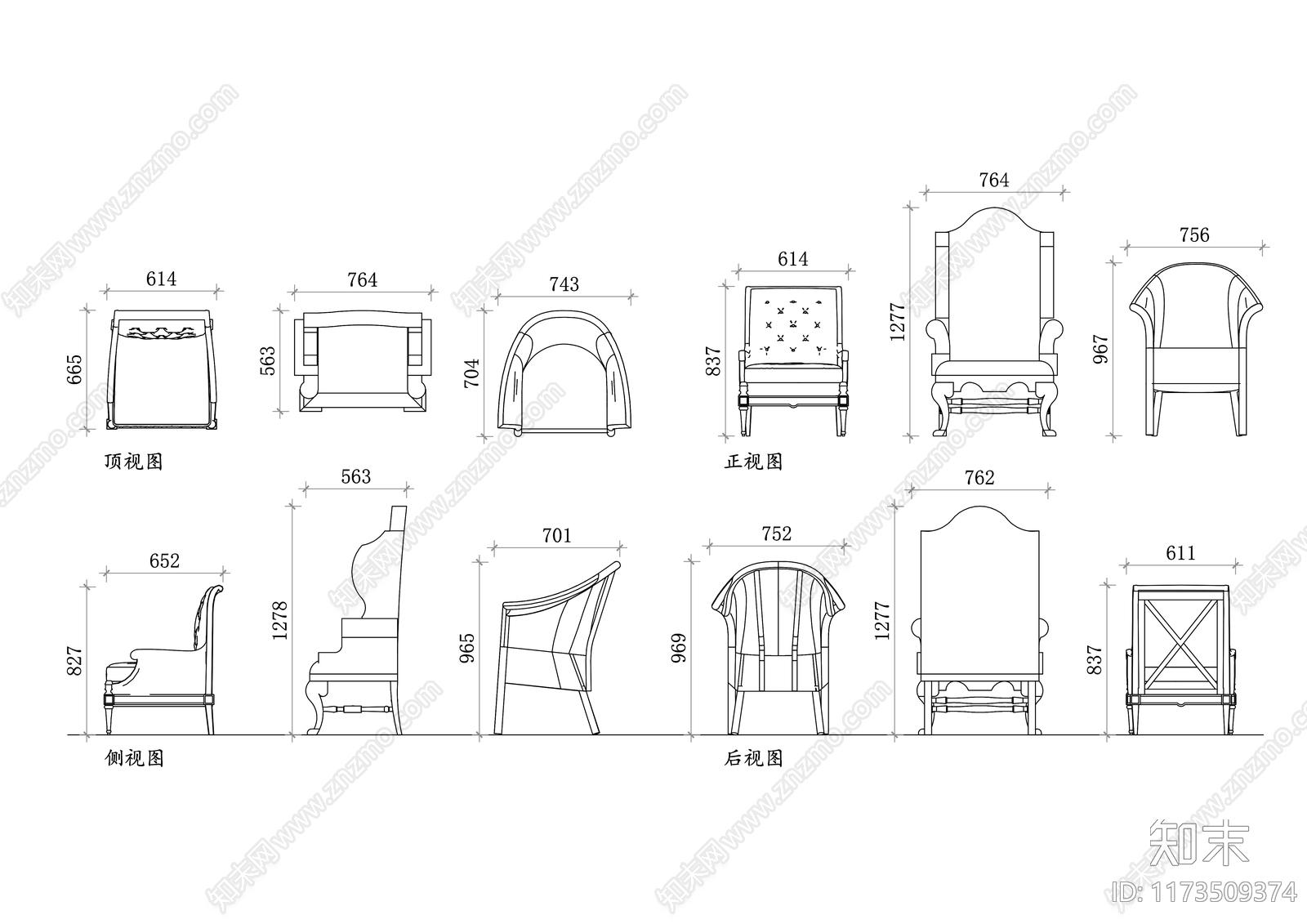 现代办公室cad施工图下载【ID:1173509374】