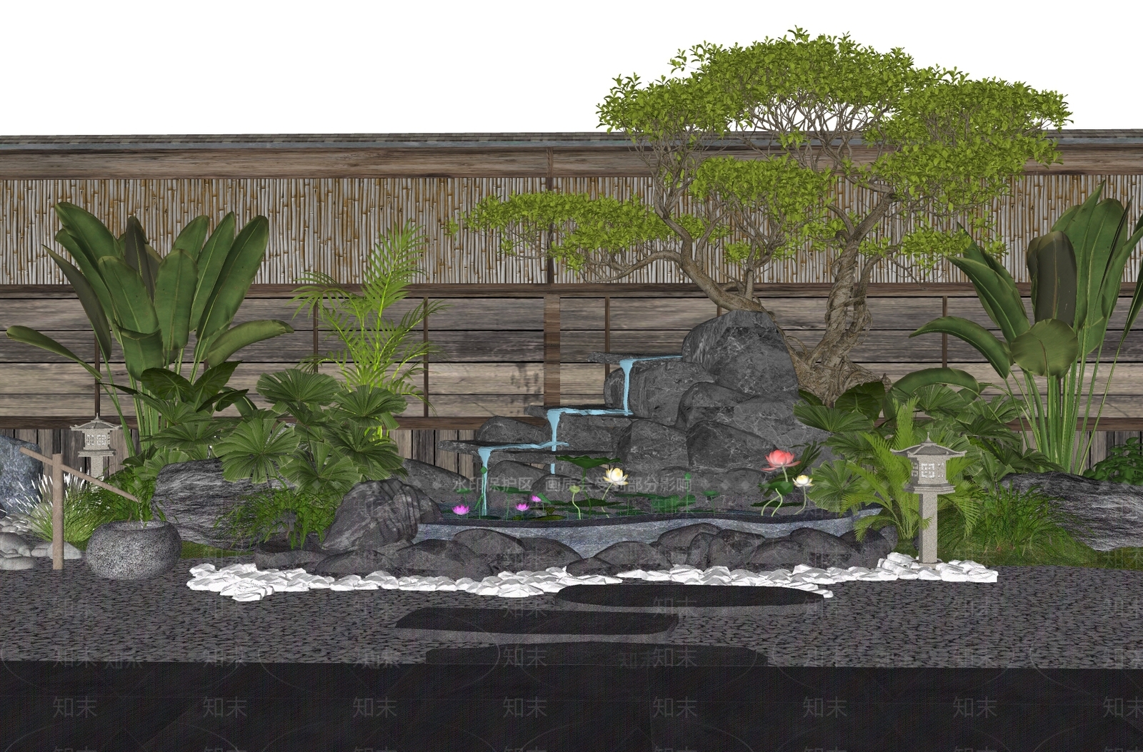 现代石头SU模型下载【ID:1173511986】