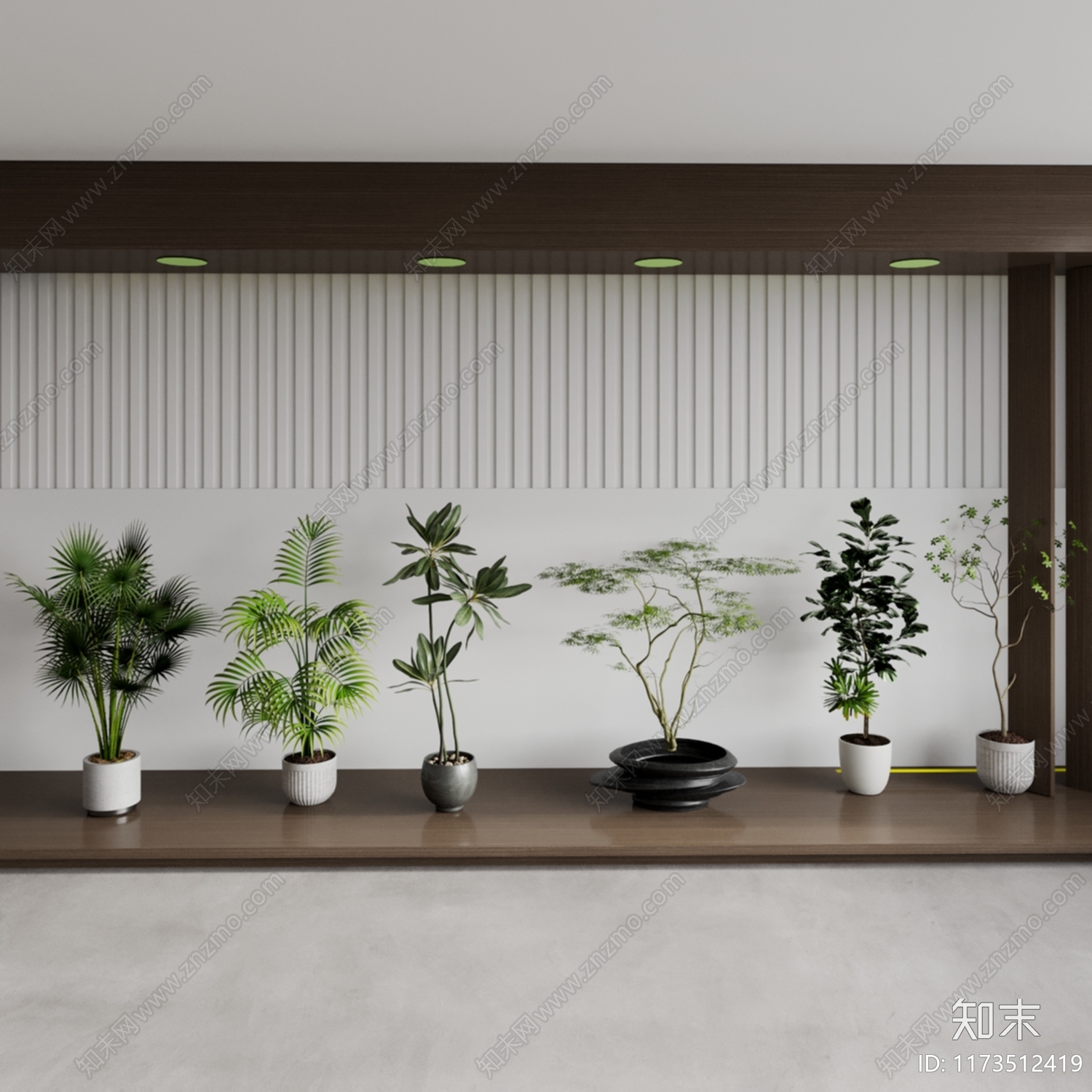 盆栽3D模型下载【ID:1173512419】