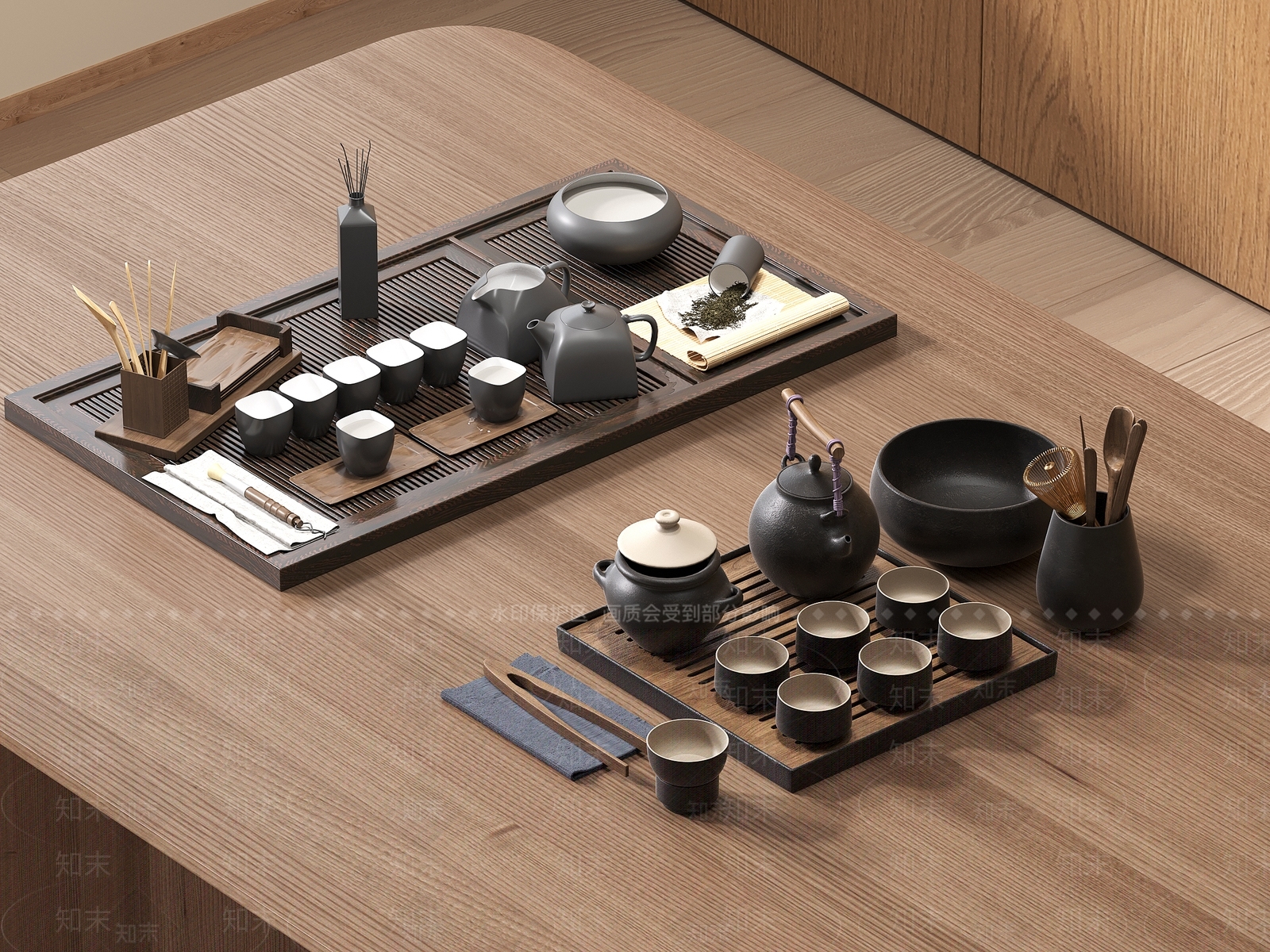 茶具SU模型下载【ID:1173518537】