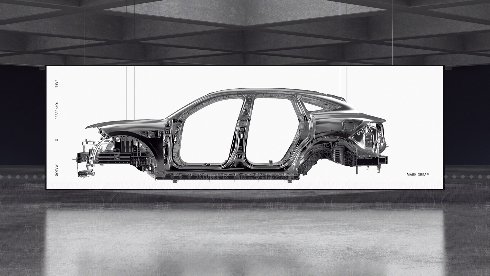 现代车类展厅3D模型下载【ID:1173522933】