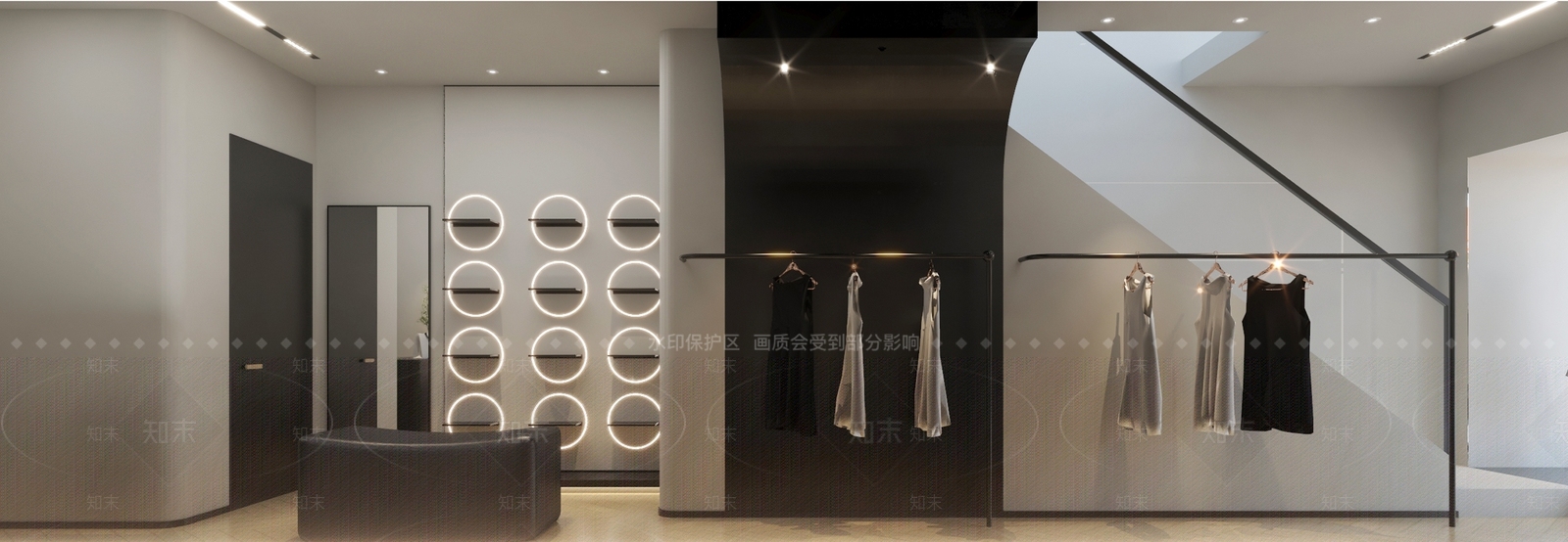 现代服装店3D模型下载【ID:1173528264】