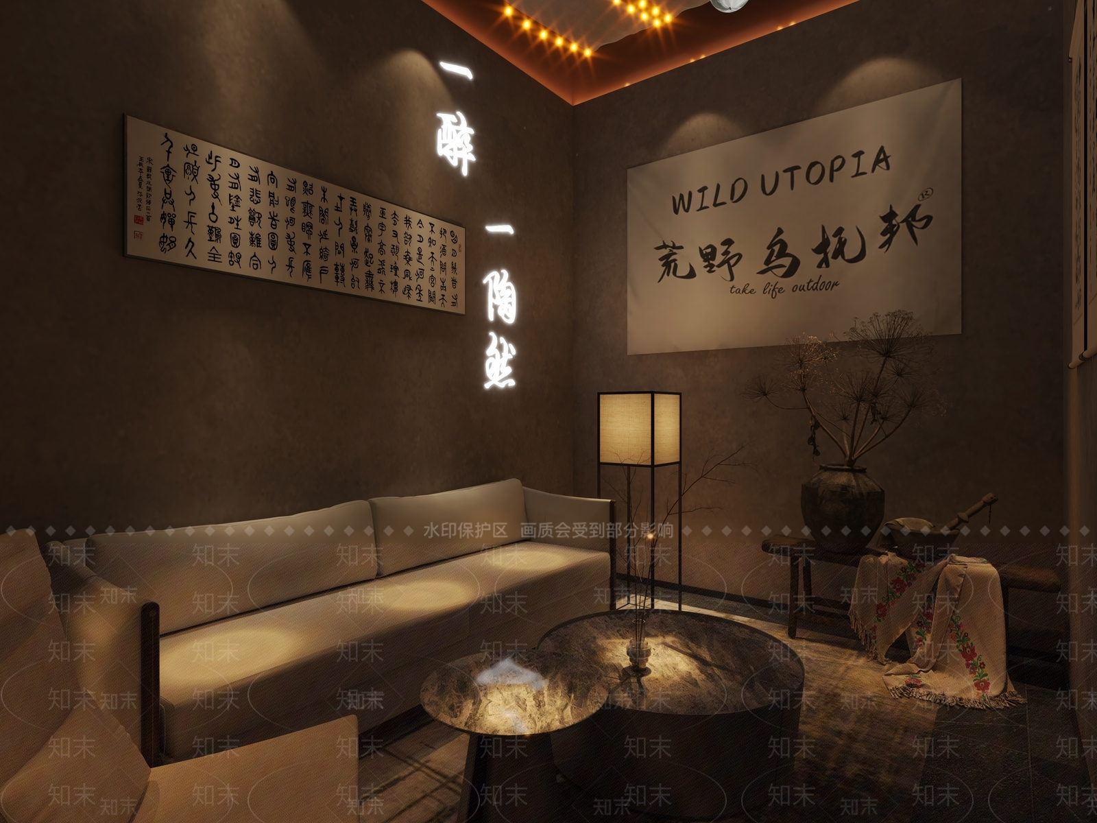 现代酒吧3D模型下载【ID:1173528513】