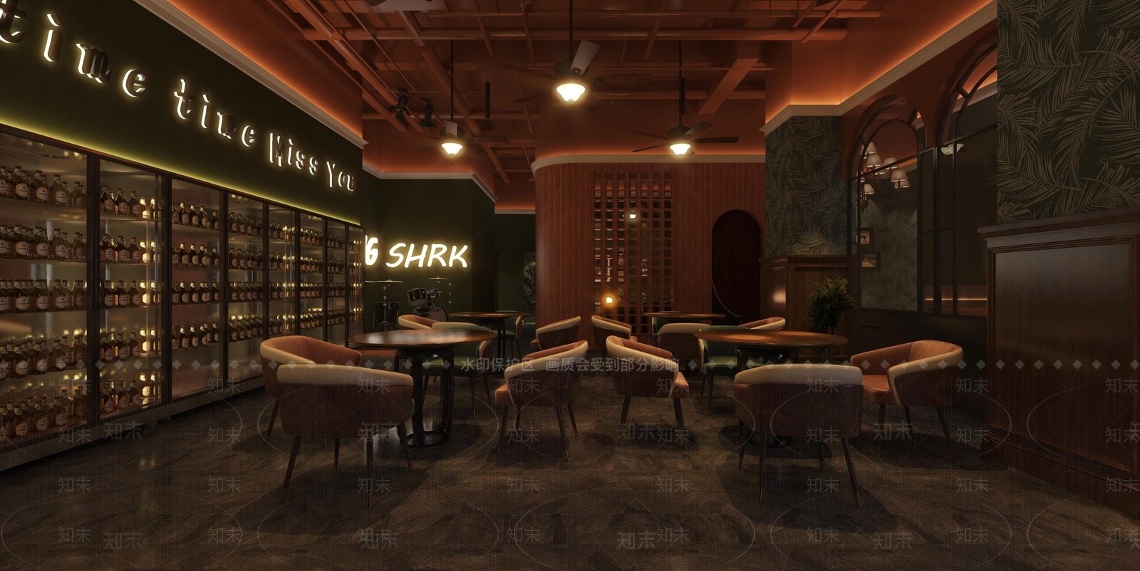 美式酒吧3D模型下载【ID:1173528538】