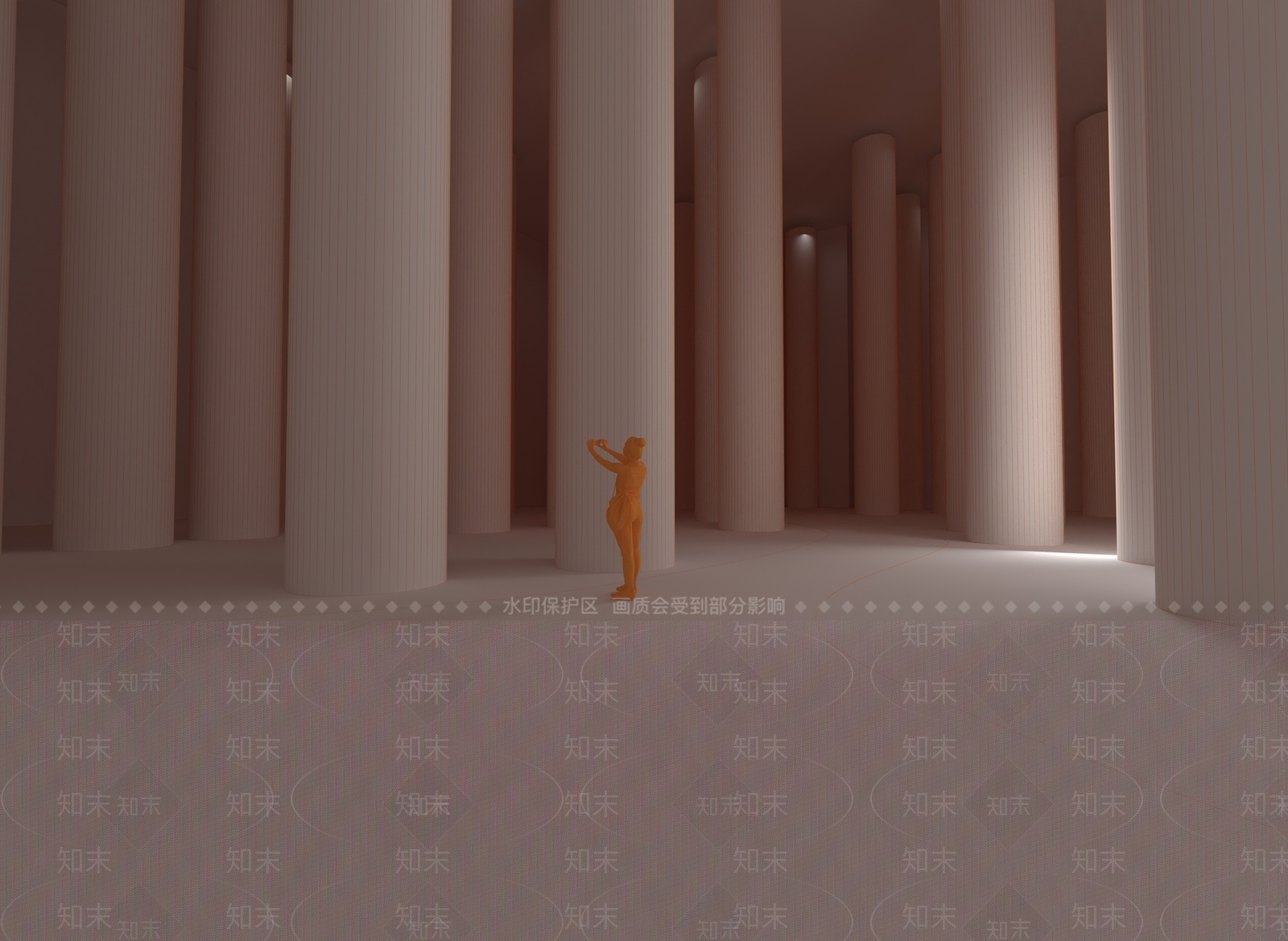 现代新中式博物馆3D模型下载【ID:1173535339】