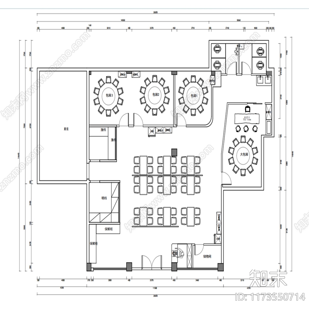 新中式填充图案施工图下载【ID:1173550714】