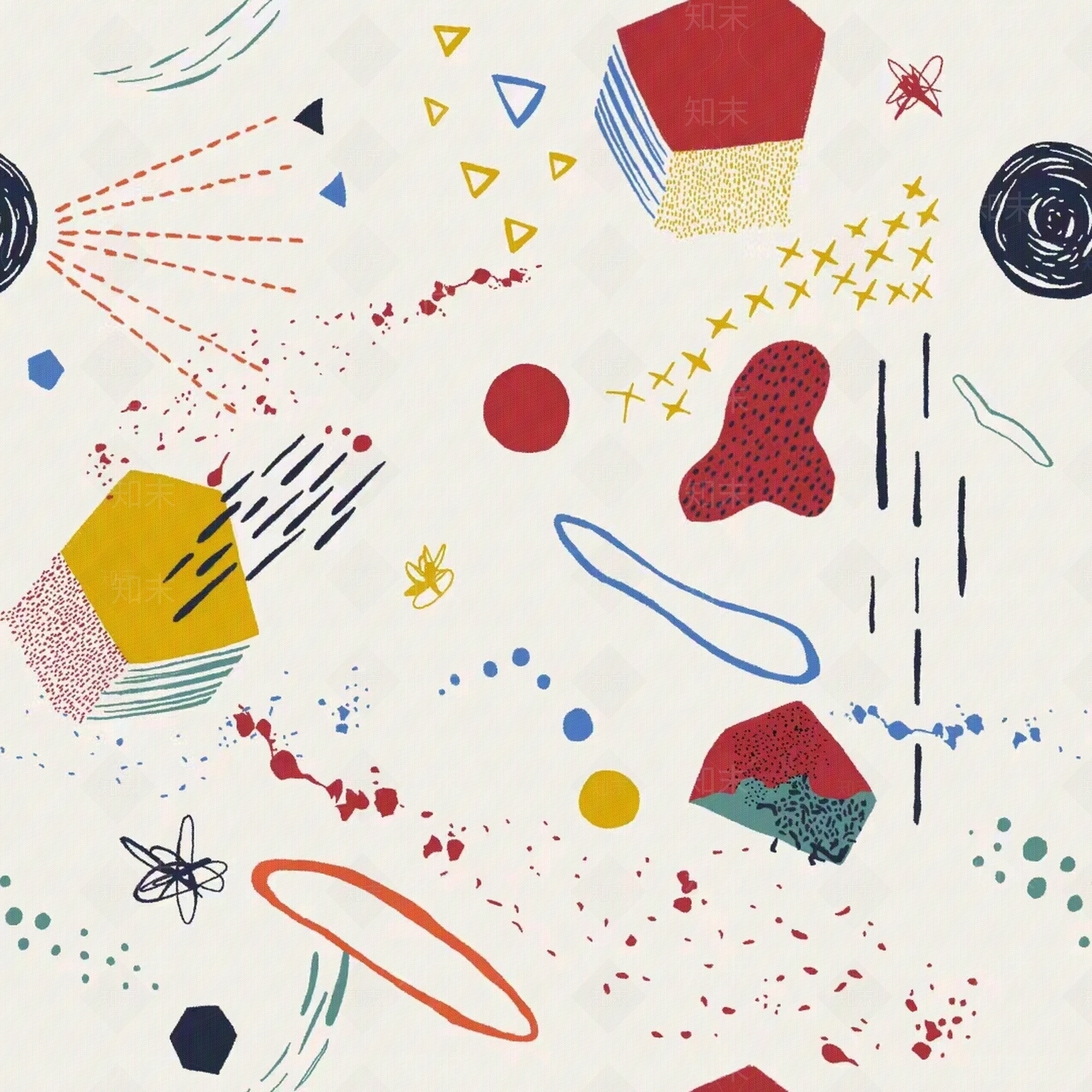 现代美式壁纸贴图下载【ID:1173550539】