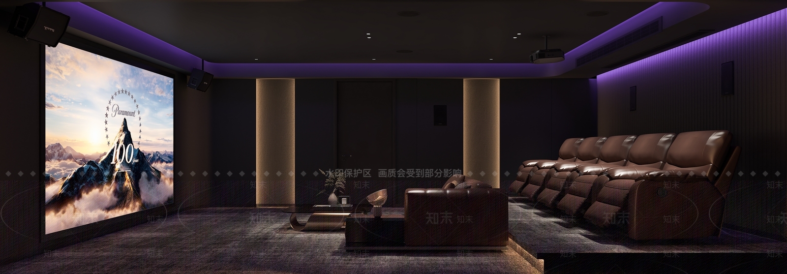 现代影音室3D模型下载【ID:1173552895】