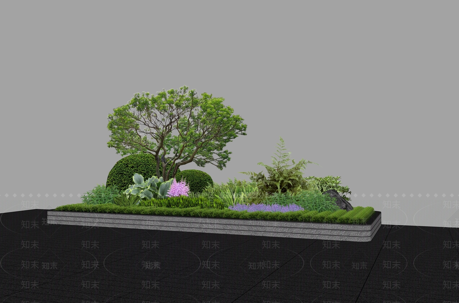 植物组合SU模型下载【ID:1173555828】