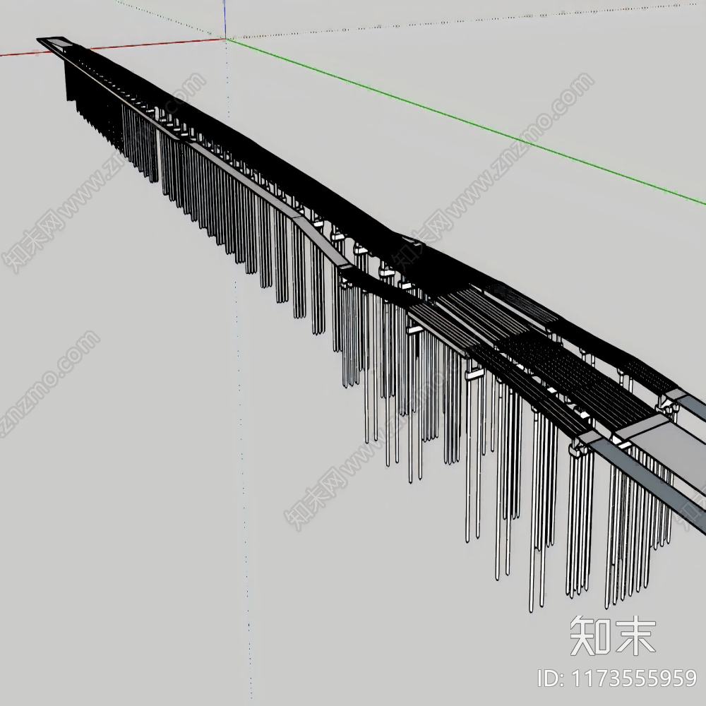 现代道路SU模型下载【ID:1173555959】