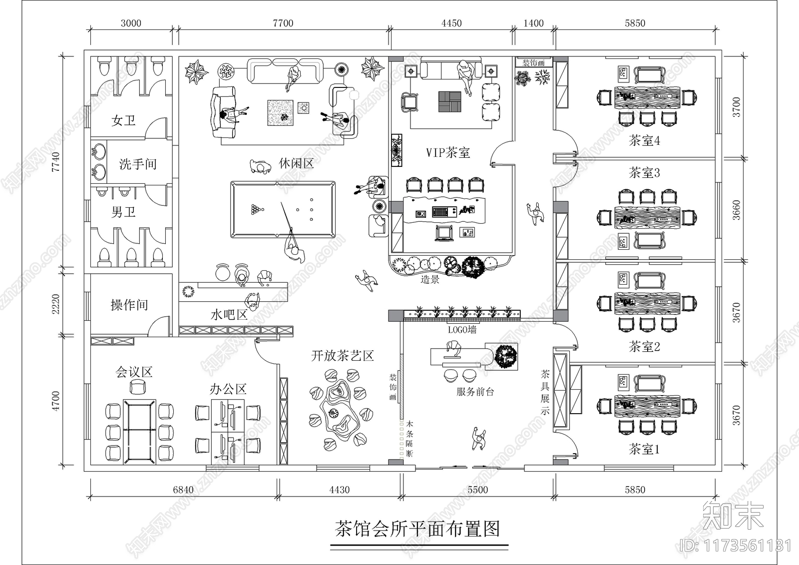 现代其他文化空间cad施工图下载【ID:1173561131】