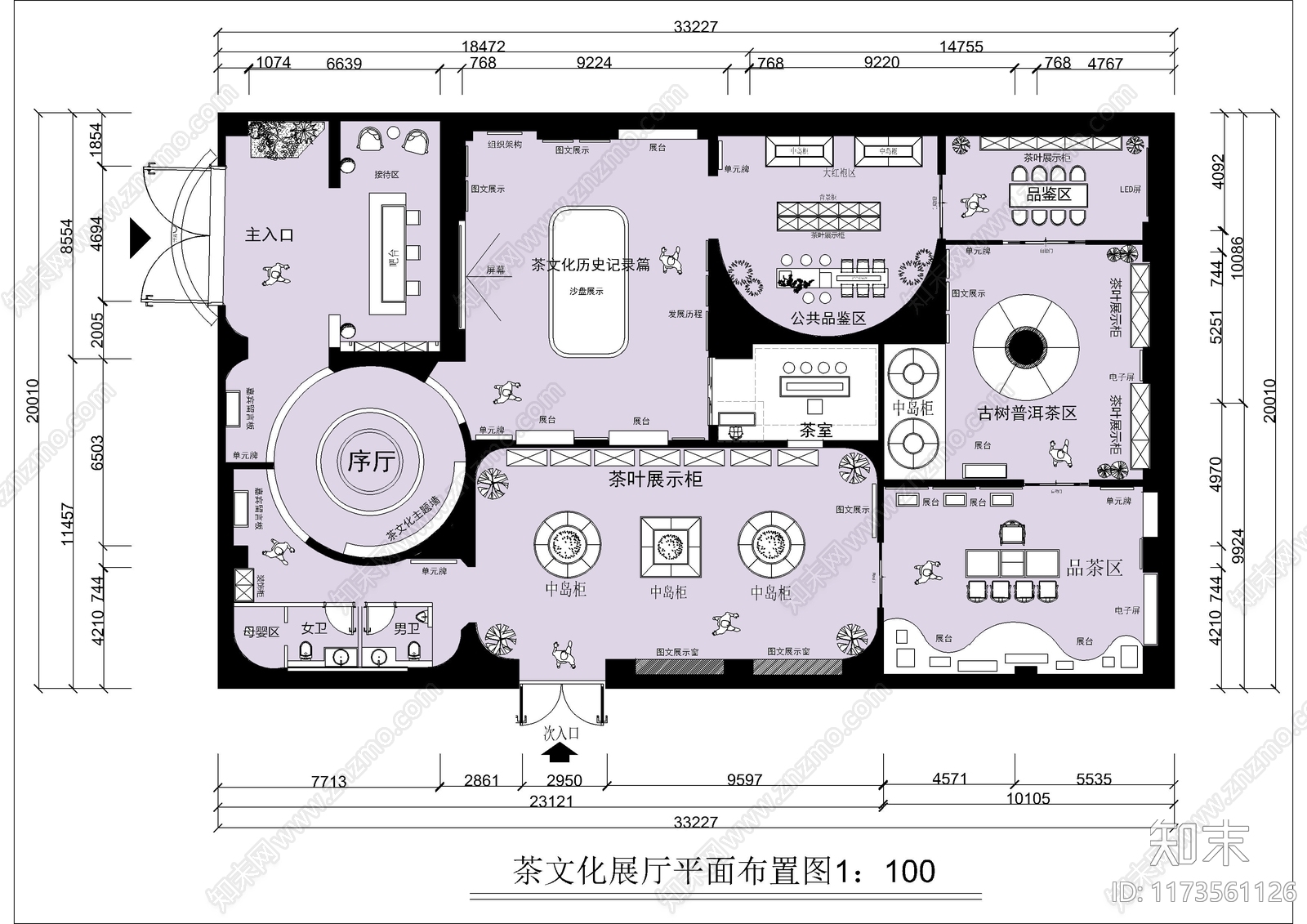 现代其他文化空间cad施工图下载【ID:1173561126】